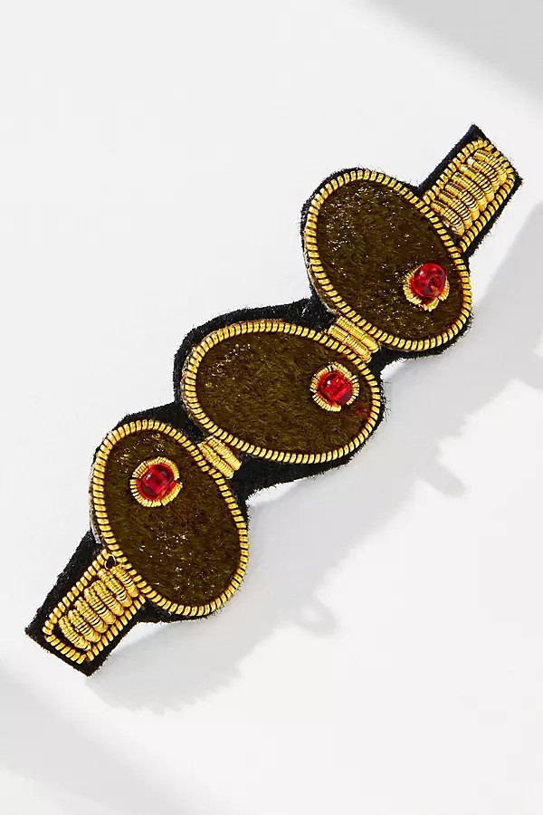 Small Beaded Icon Brooch | Anthropologie (US)