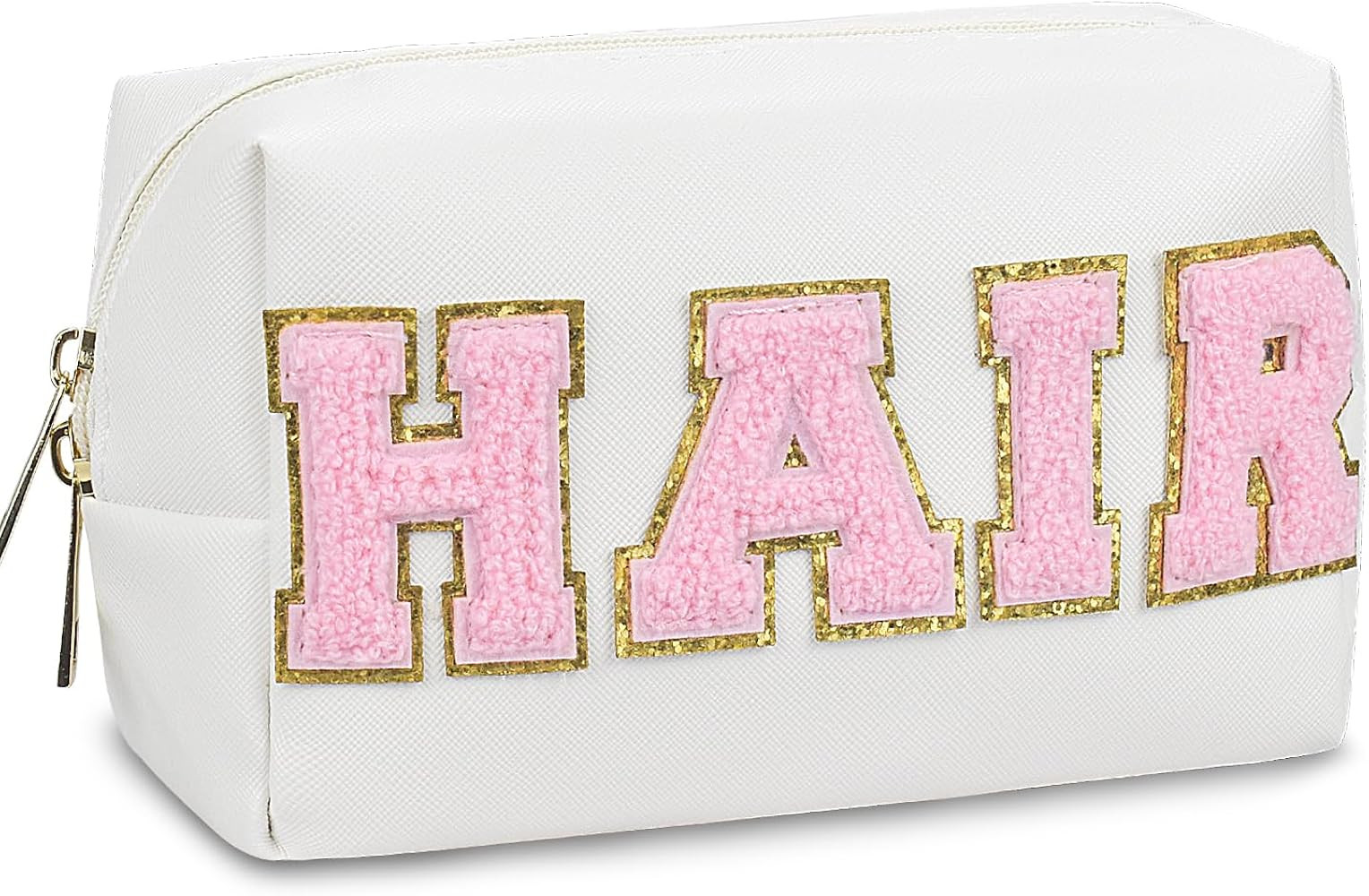 Preppy Makeup Bag,Skincare Bag,PU Leather Portable Waterproof Preppy Stuff for Travel Toiletry Ba... | Amazon (US)