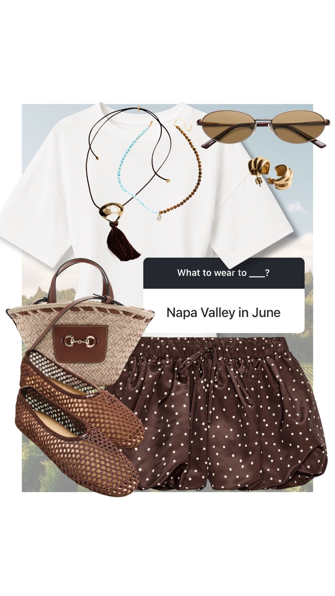 What to wear in Napa Valley in June! #kathleenpost

Winery hopping, wine tasting, summertime outfit, summer look 2026
