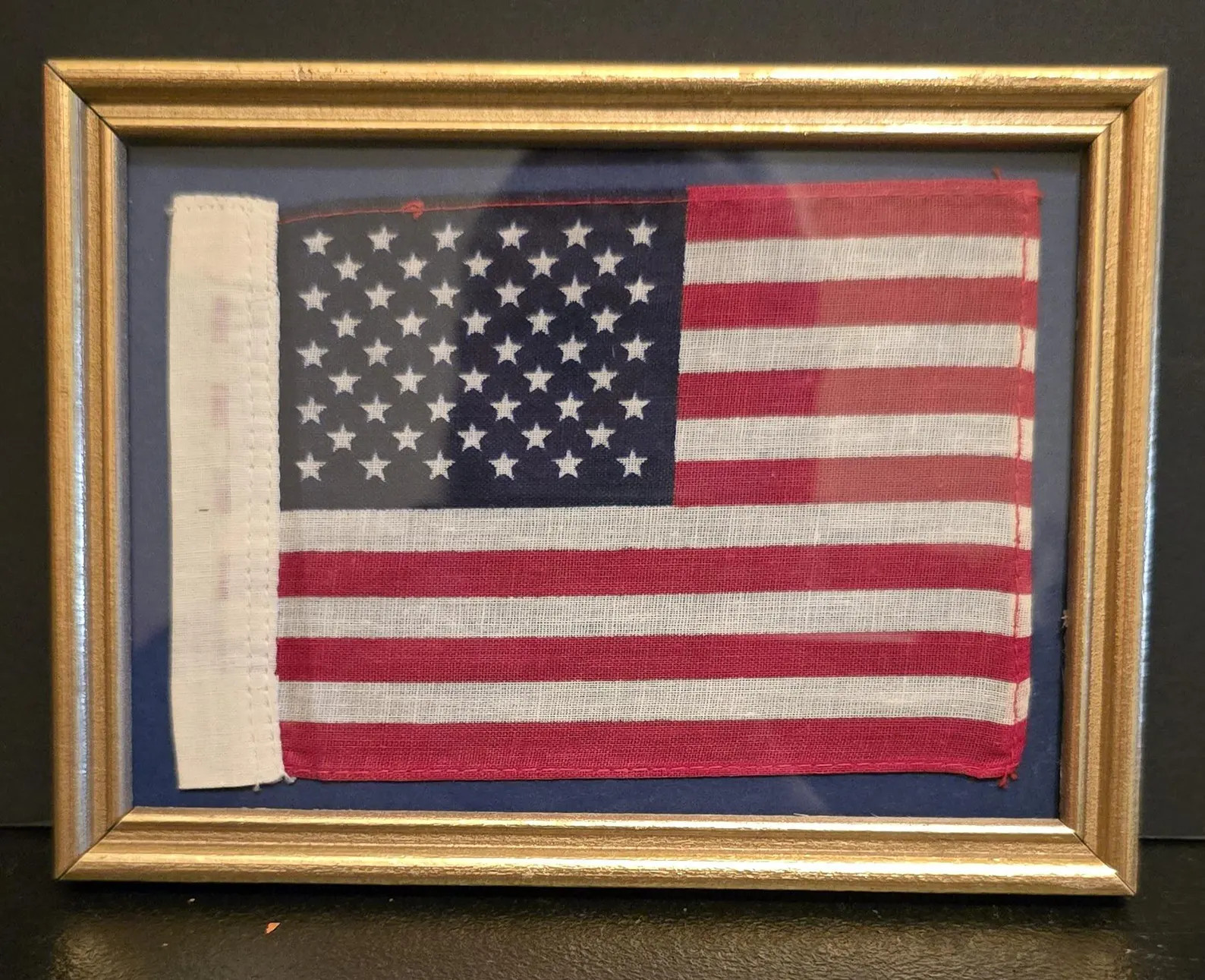 Framed American Flag – Gold Frame Patriotic Decor – 250 Years of America – Vintage Style Wa... | Etsy (Global)