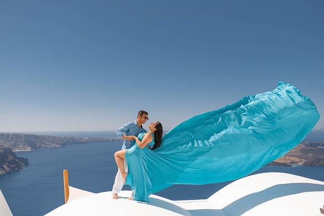 Flying Dress Photoshoot in Santorini | Viator – A TripAdvisor Company (US)