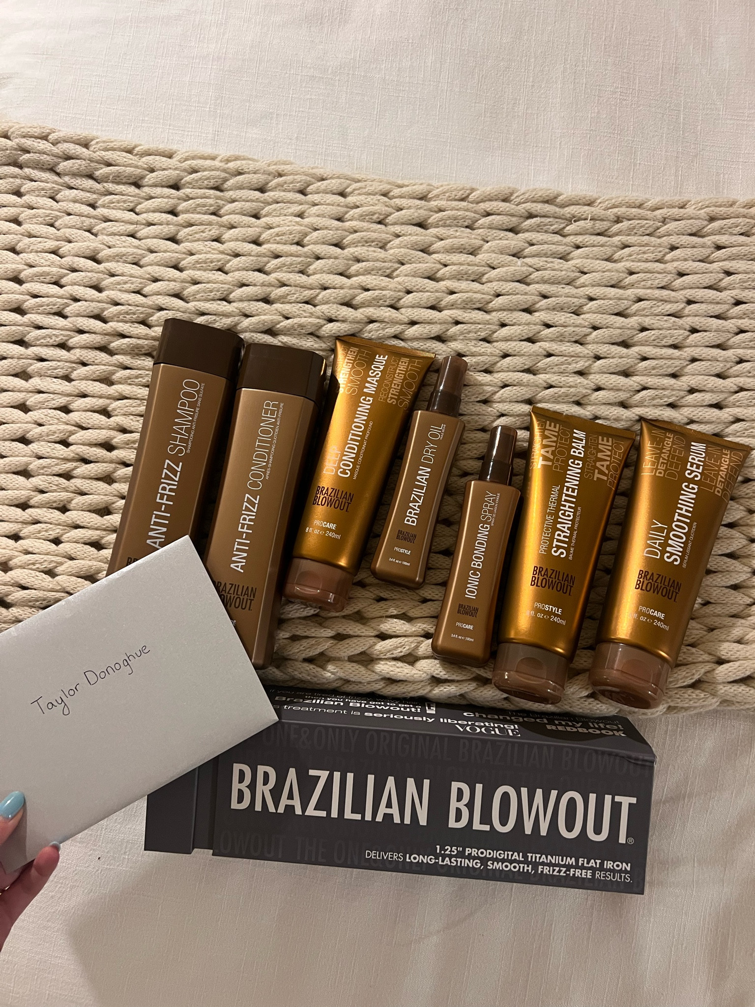 If you know me you know I’m obsessed with Brazilian Blowout products, only thing that tames my hair

#LTKbeauty