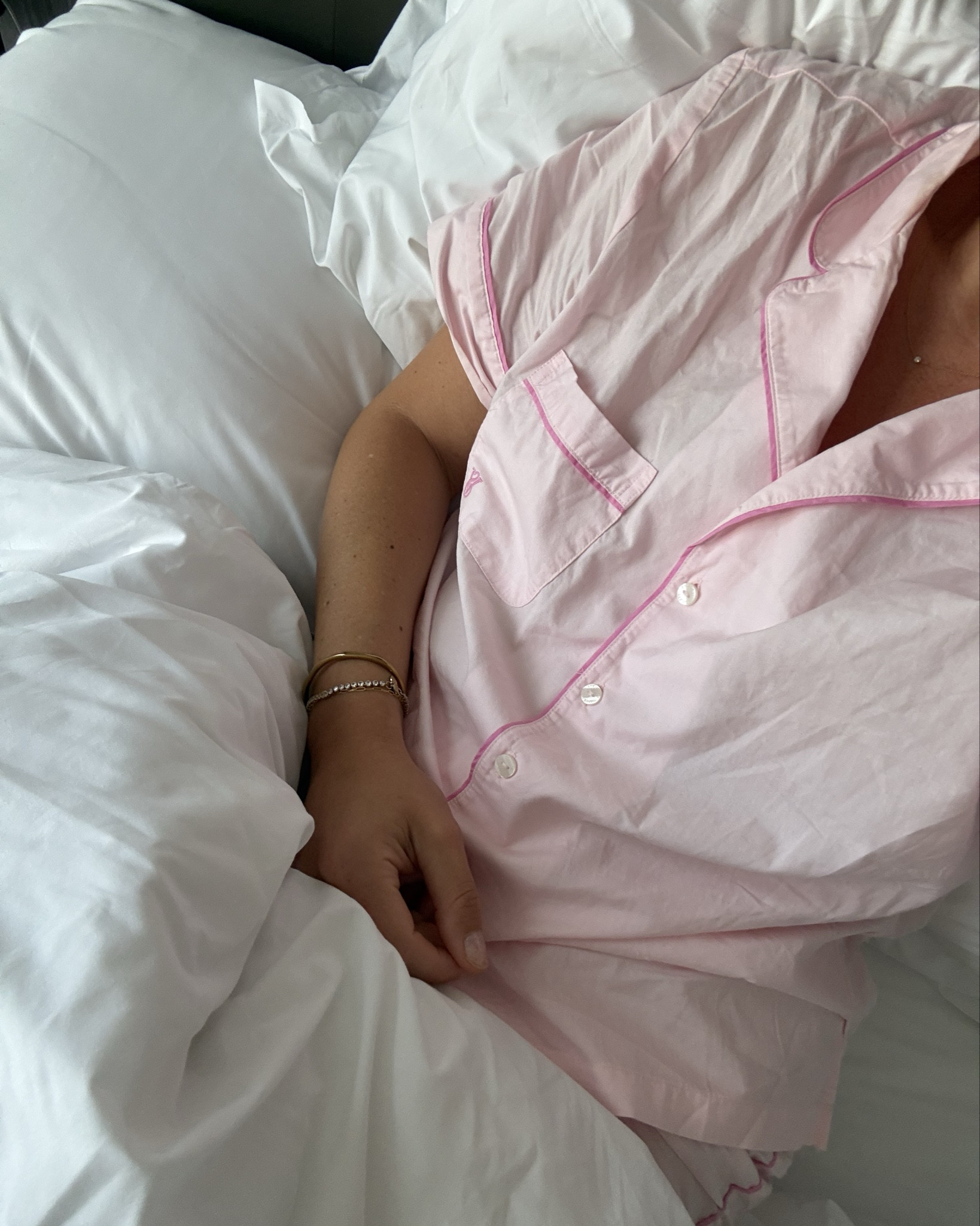 Pink 100% cotton summer Victoria’s Secret PJ’s - I wear size medium as a UK 12/14 

#LTKsummer #LTKuk #LTKmidsize