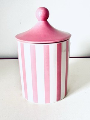 Target Bullseye Playground Valentine’s 2026 Pink & White Striped Canister Jar | eBay US