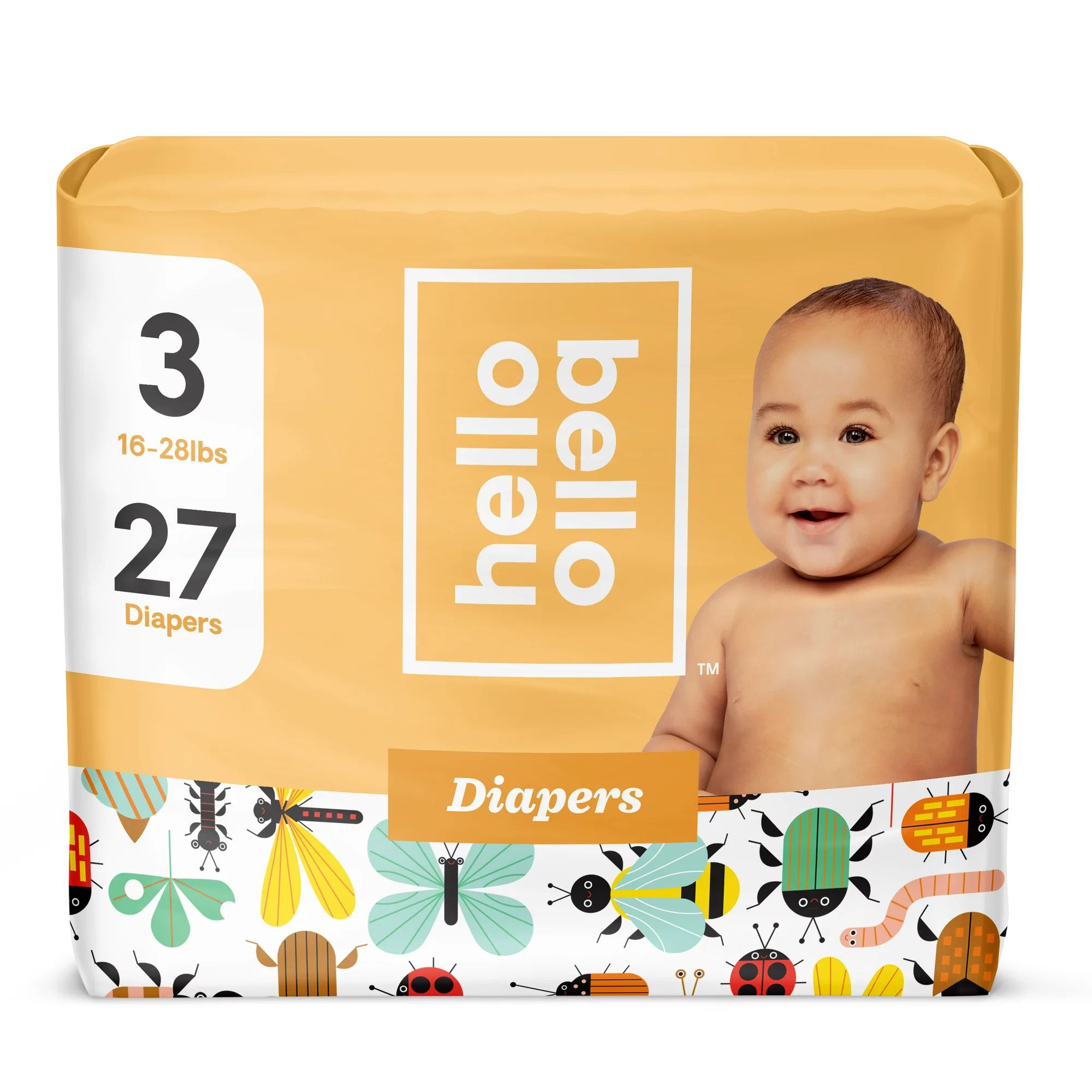 Hello Bello Diapers - Snugglebugs - Size 3 (27ct) | Walmart (US)