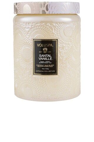 Voluspa Santal Vanille Large Jar Candle in Santal Vanille from Revolve.com | Revolve Clothing (Global)