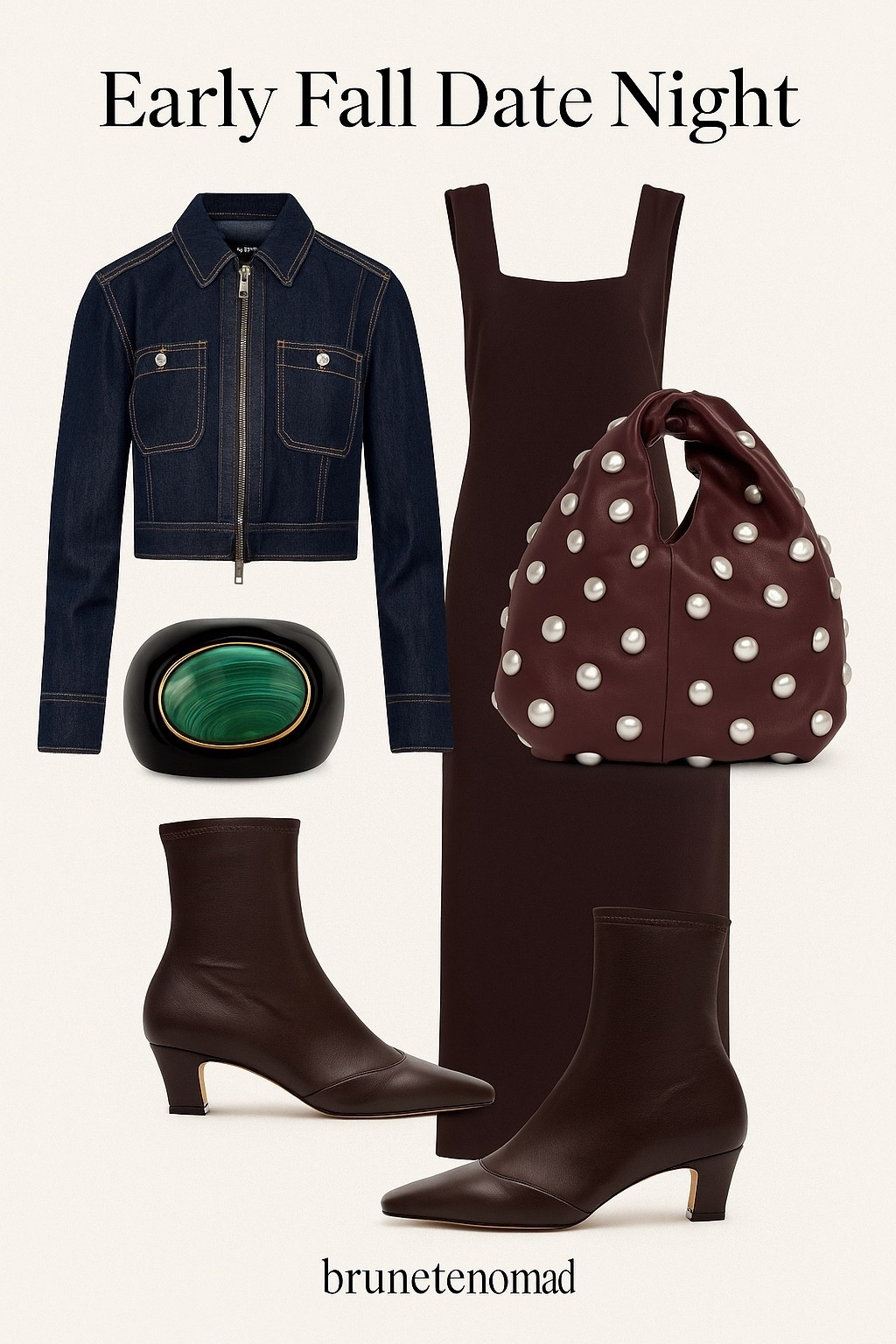 Early fall date night look 🍷✨
Simple lines, rich textures, and just enough drama with that statement ring.

#falloutfits #falloutfitinspo #bootie