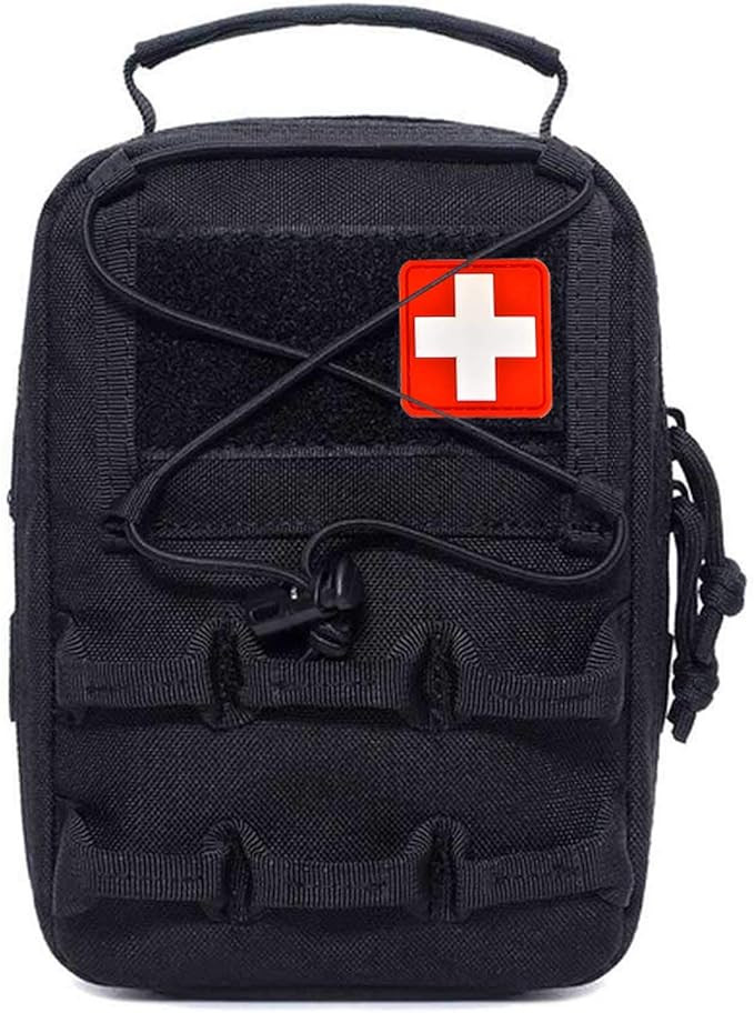Upgrade 1000D Molle First Aid Pouch for Tactical Belt Vest Backpack, Small Tactical Medical EMT P... | Amazon (US)