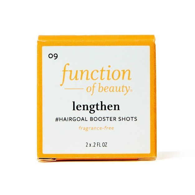 Function of Beauty Lengthen #HairGoal Booster Shots with Hops Extract - 2pk/0.2 fl oz | Target