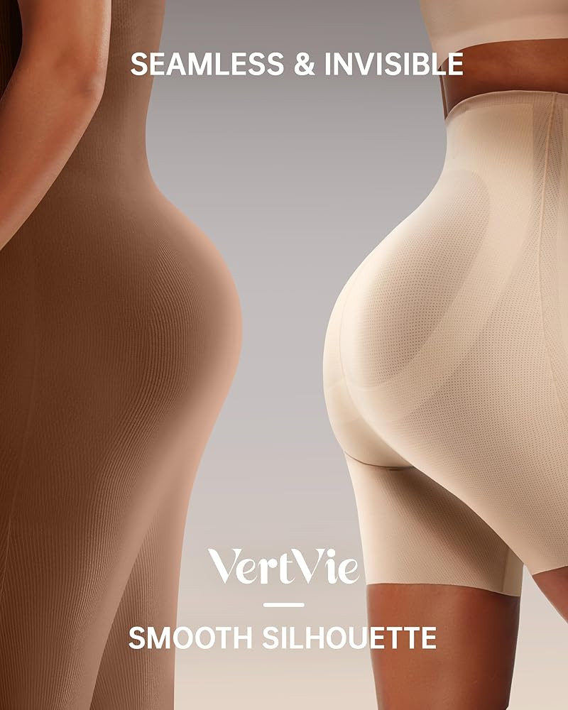 Vertvie Tummy Control Shapewear Shorts for Women Butt Lifting Body Shaper Shorts High Waisted Sea... | Amazon (US)