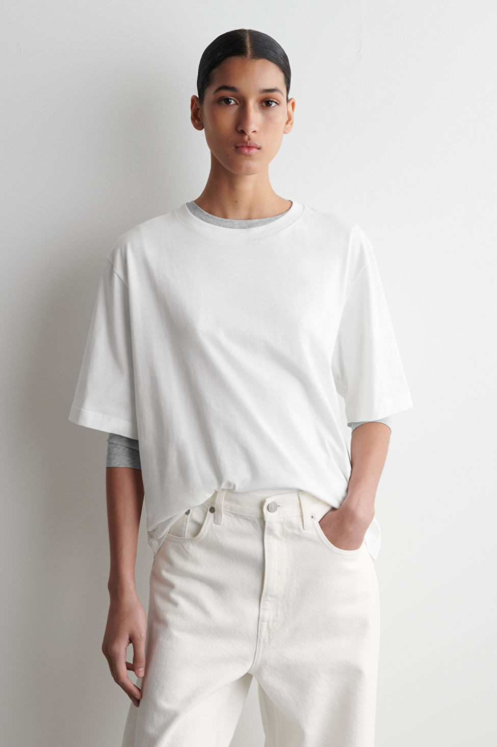 RELAXED COTTON T-SHIRT | COS (US)