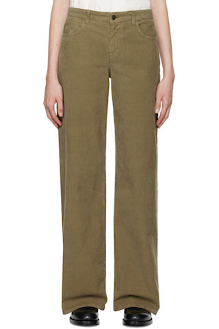 Khaki Eglitta Trousers | SSENSE