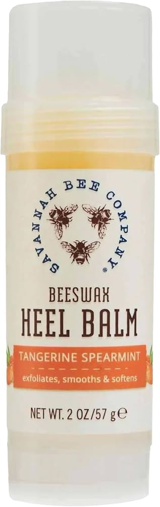 Savannah Bee Company Beeswax Heel Balm - Foot Balm for Cracked Heels with Tangerine Fragrance | Amazon (US)