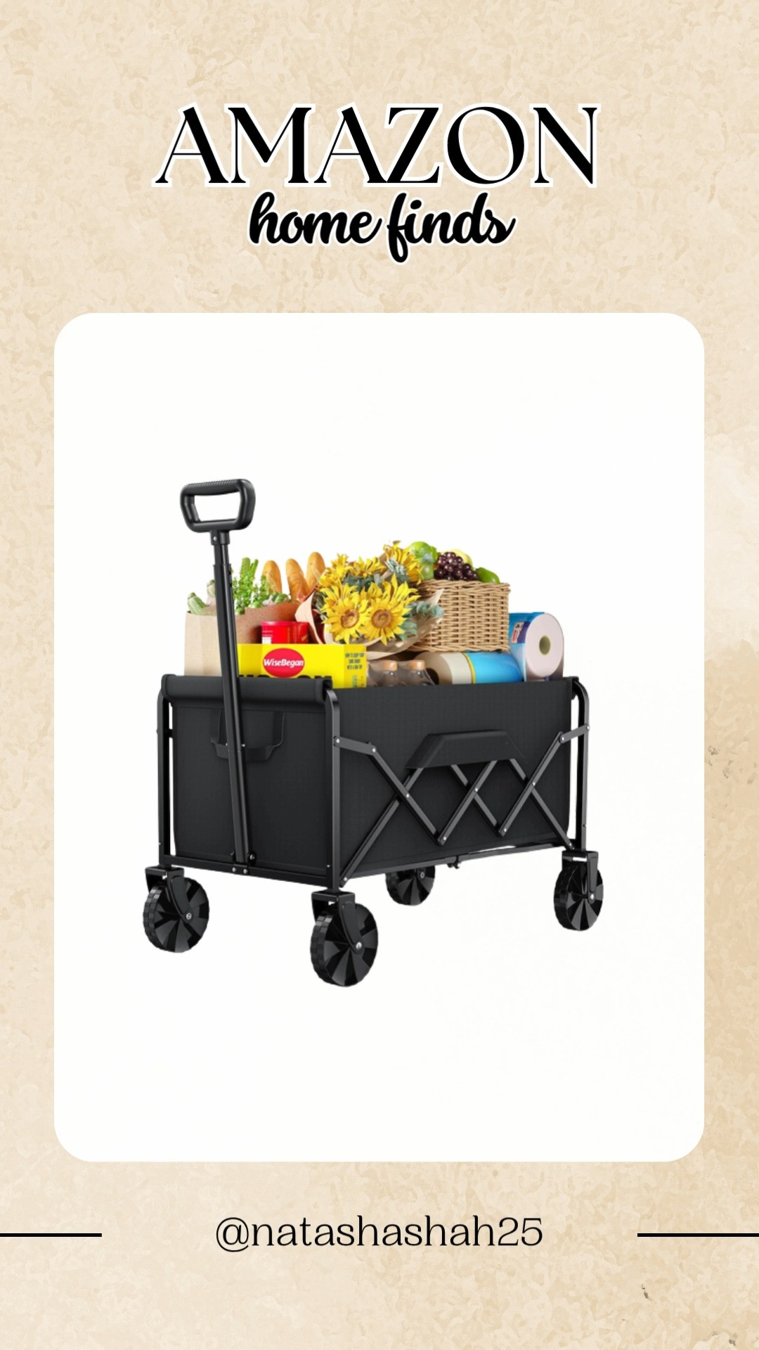 This collapsible wagon with wheels rolls out convenience and folds up fast, making errands, outings, and hauling feel like a breeze with style. #CollapsibleWagon #UtilityCart #WheeledWagon #OutdoorGear #TravelEssentials #StorageSolutions #FoldableWagon #EasyTransport #HaulingMadeEasy #PortableWagon 🛒🚗🌟
 

 #LTKtravel #LTKbag #LTKfamily