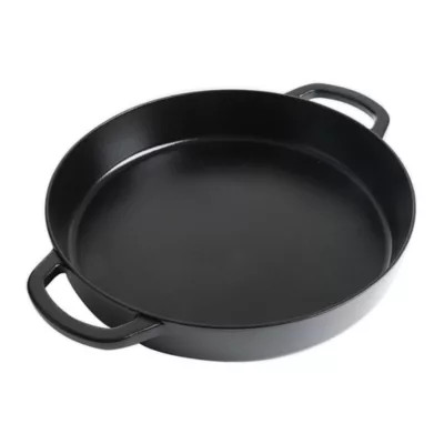 Our Table™ 14-Inch Preseasoned Cast Iron Everyday Pan in Black | Bed Bath & Beyond | Bed Bath & Beyond