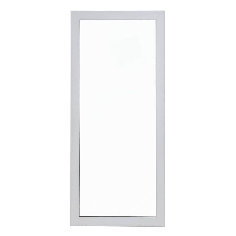 White Flat Basic Leaner Mirror, 29x63 | At Home