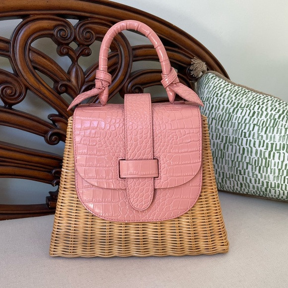 NWOT Pamela Munson LADY BAG - Pink and Tan Women's Handbag | Poshmark