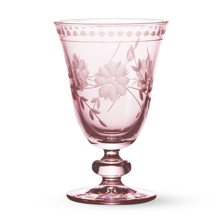 Vintage Etched Goblets | Williams-Sonoma