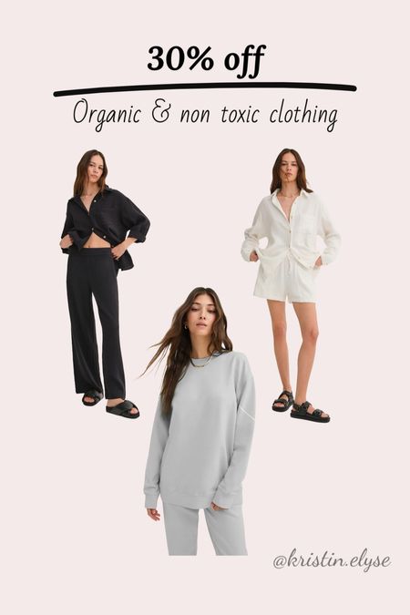 Organic cotton and non toxic principals 

If you’re obsessed with clean living then you need to check out this brand. Linked some faves all 30% off right now 

#LTKFindsUnder100 #LTKSaleAlert #LTKFamily