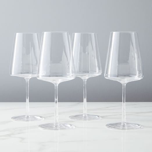 Horizon Lead-Free Crystal Red Wine Glass Sets | West Elm (US)