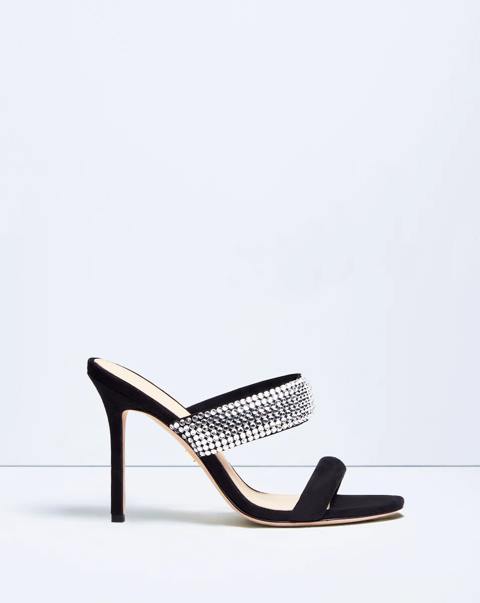 Alvari Crystal-Embellished Sandal | Veronica Beard