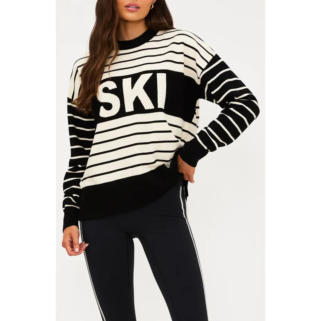Beach Riot Callie Stripe Sweater in Summit Stripe at Nordstrom, Size Small | Nordstrom