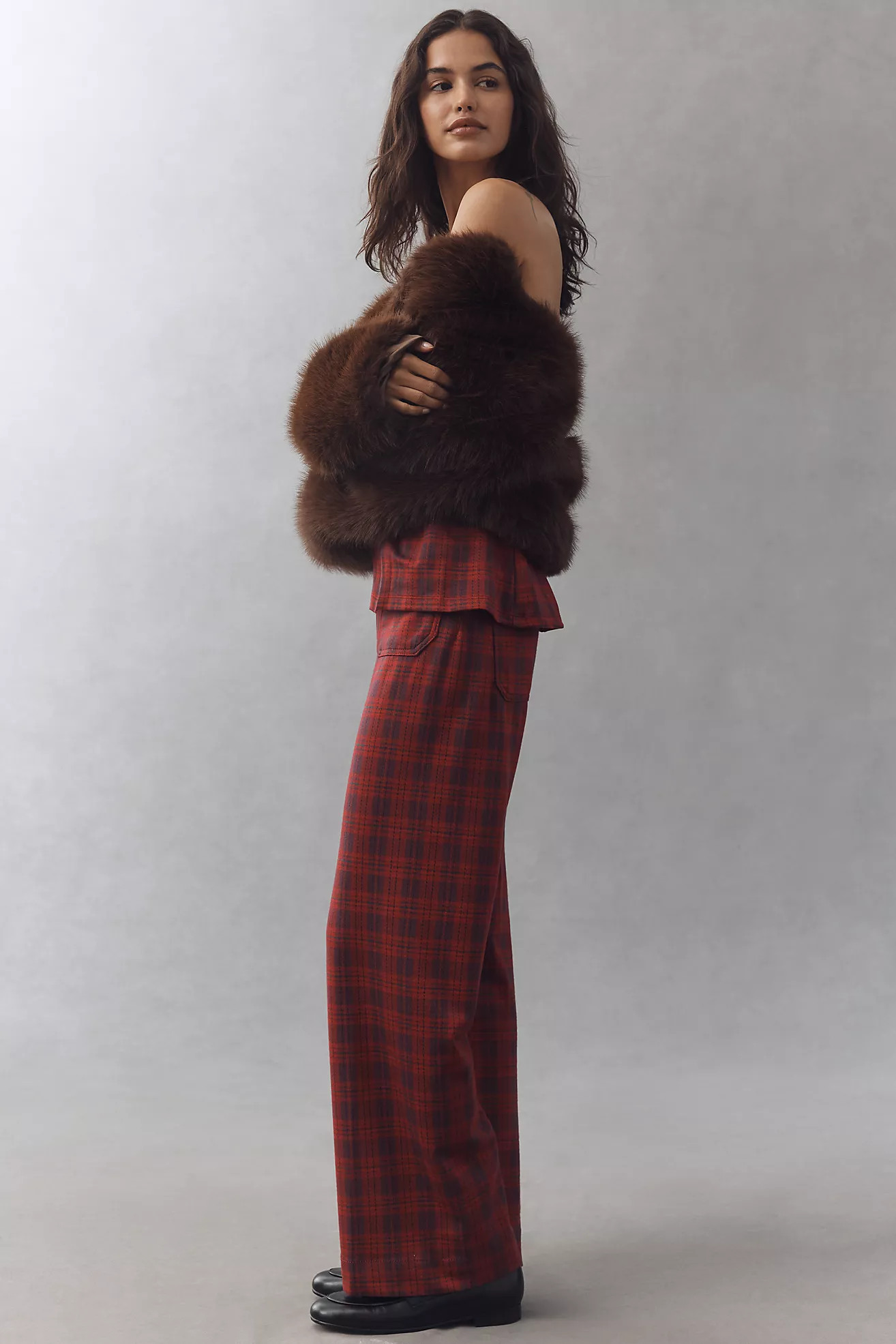 The Colette Full-Length Tartan Plaid Pants by Maeve | Anthropologie (US)