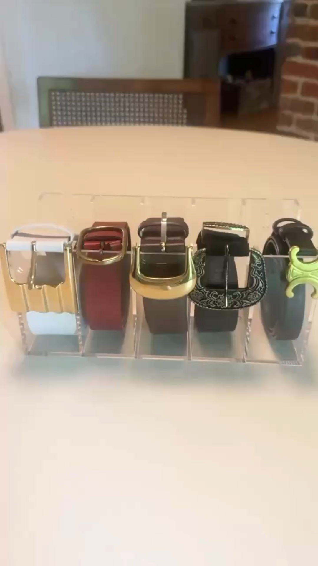 Proof that even the smallest details can make a big impact ✨ Organized this belt collection in a sleek, clear acrylic bin so everything is easy to see and grab. No more tangled belts or digging around—just simple, stylish storage that works.

Sometimes it’s the little things that make your closet feel brand new 🫶🏼 #closetorganization #organizer #knoxmoms

#LTKHome #LTKFamily #LTKStyleTip