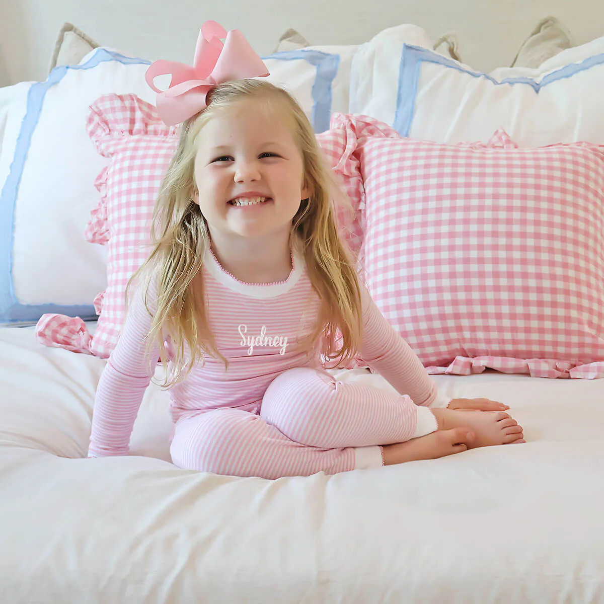 Pink Stripe Pajamas | Classic Whimsy