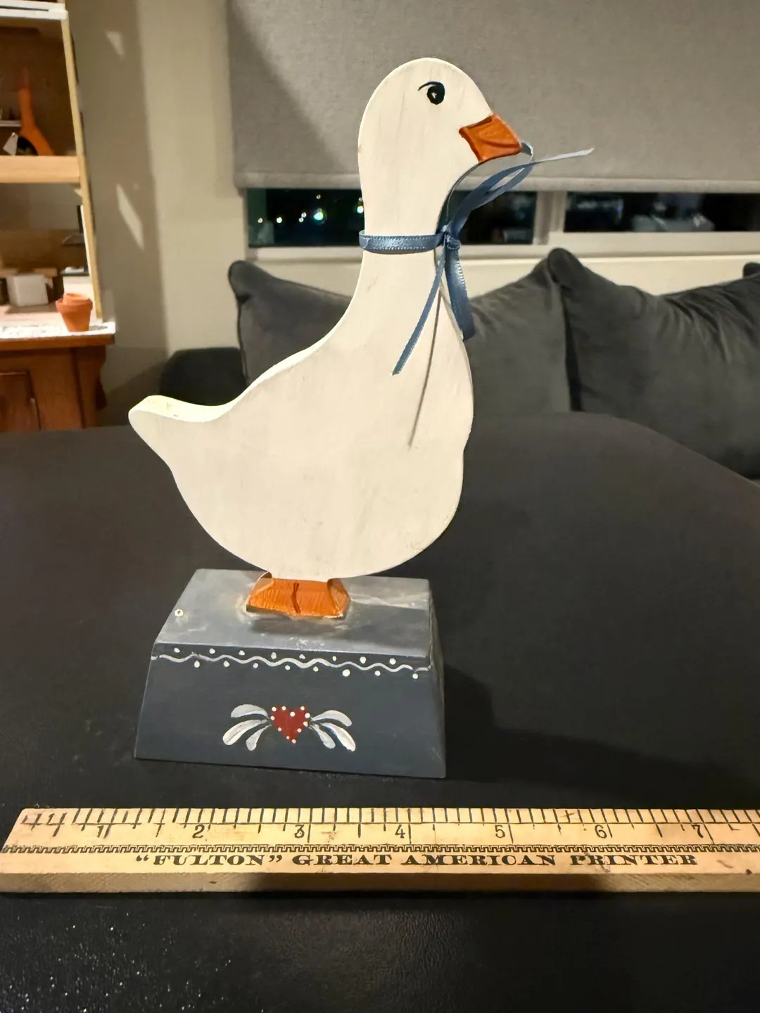 1990s Goose Duck Wood Figure Welcome Friends Display Shelf Decor | Etsy (US)