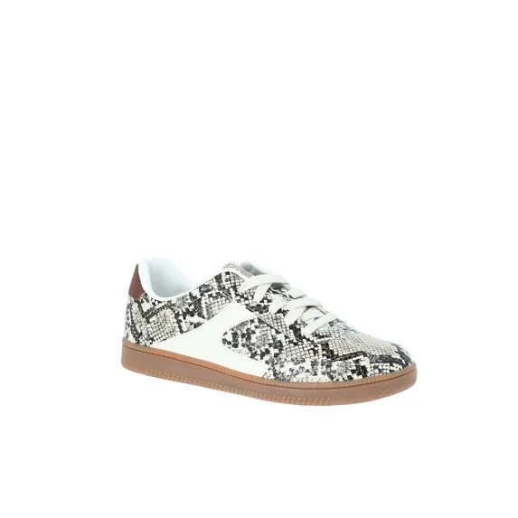 No Boundaries Womens Lace Up Sport Sneakers, Wide Width Available | Walmart (US)