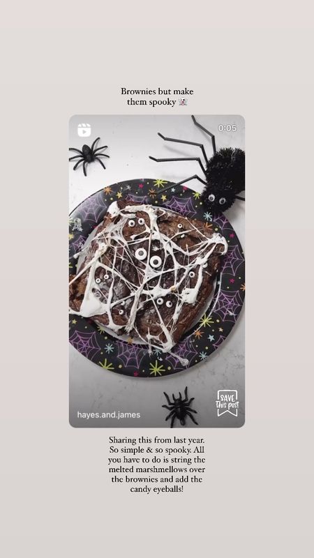Spooky brownies 👻  

#LTKHalloween #LTKSeasonal #LTKfindsunder50