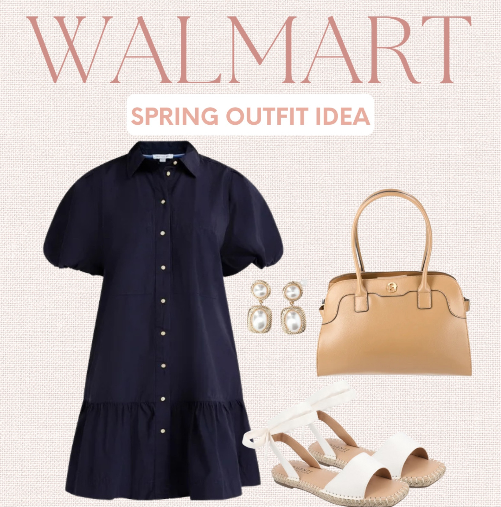 Walmart outfit idea Walmart. Walmart fashion. Walmart style. Walmart finds. Walmart new arrivals. Spring. Spring outfit idea. Spring style. Spring dress. Neutral dress. Summer dress. Summer style. Walmart outfit. Denim dress. MIDI dress.

#LTKItBag #LTKFindsUnder50 #LTKSeasonal