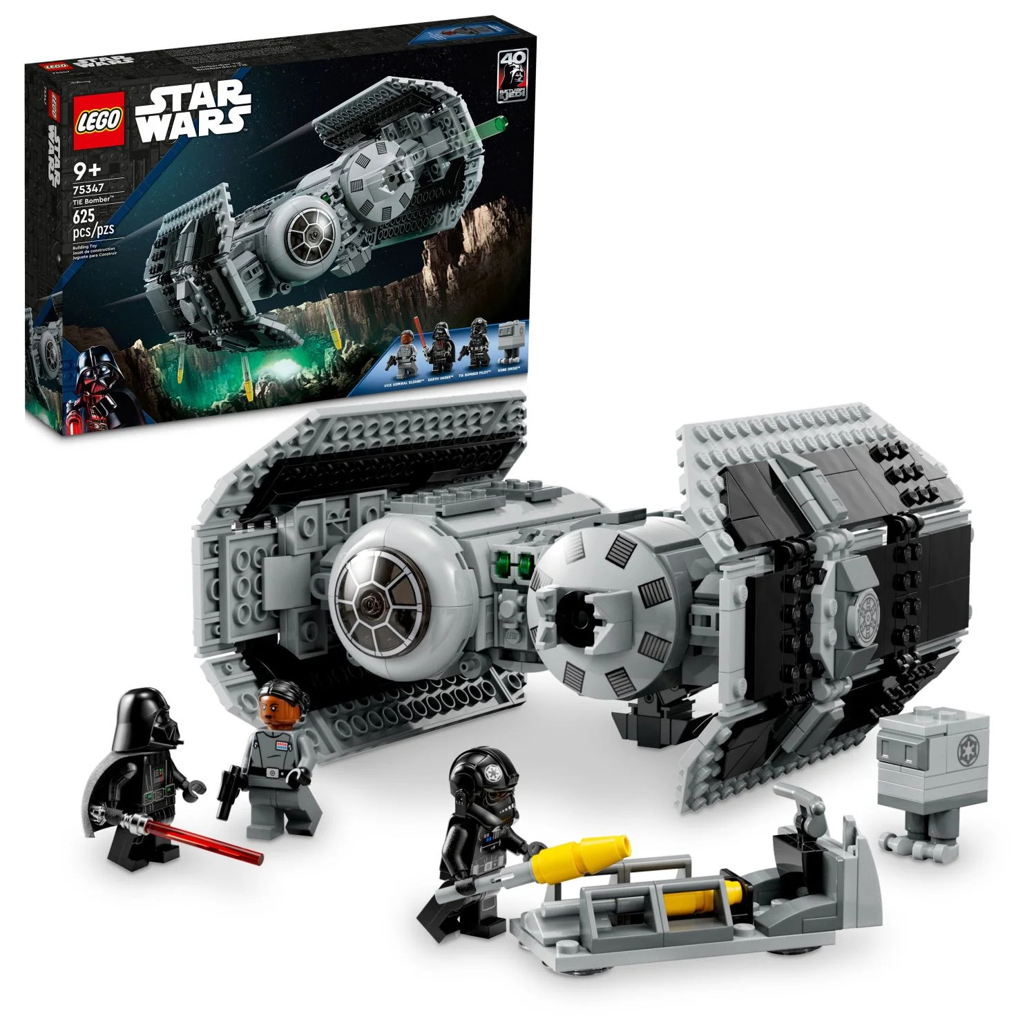 LEGO Star Wars TIE Bomber Starfighter Buildable Toy 75347 | Walmart (US)
