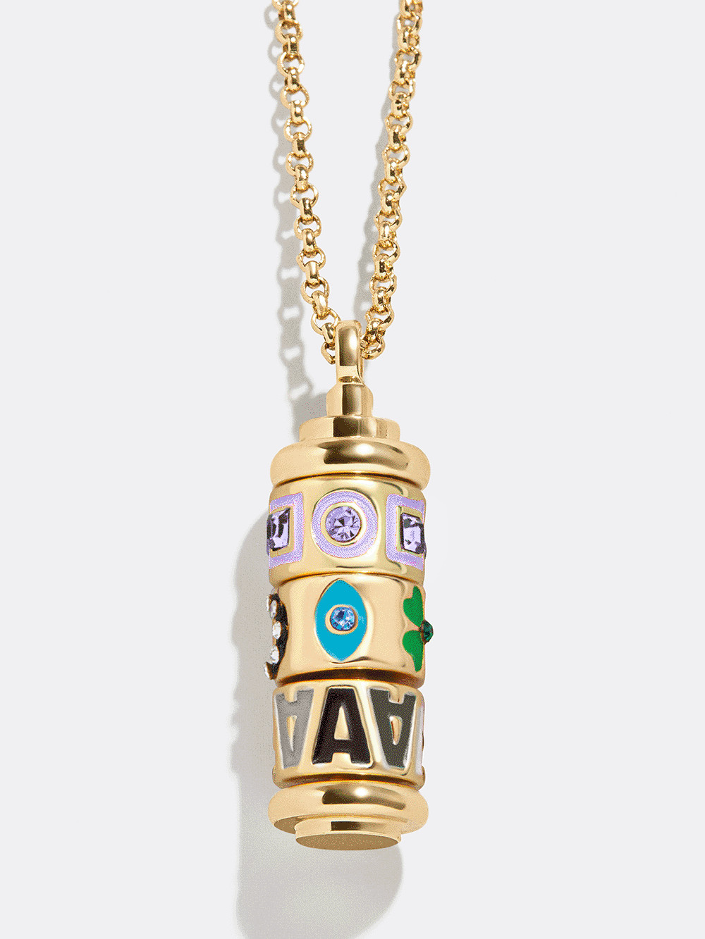 360 Spinner Custom Charm Necklace - 360 Spinner Necklace | BaubleBar