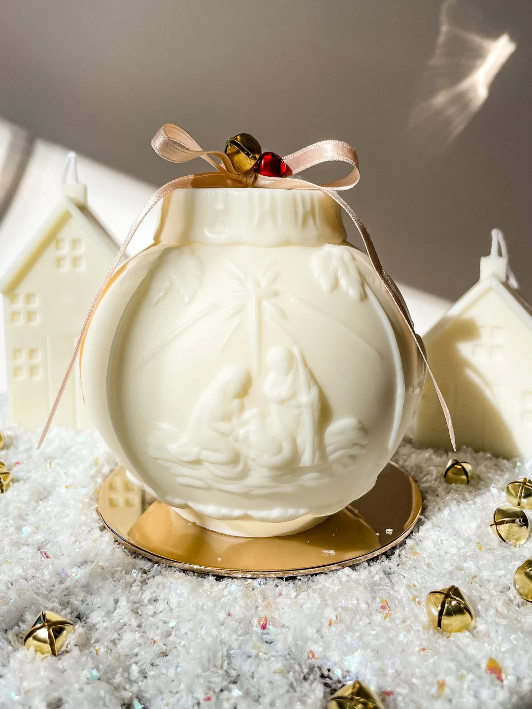 Large Christmas Nativity Ornament Candle, Nativity Decoration, Christmas Candle, Holiday Decor, C... | Etsy (US)