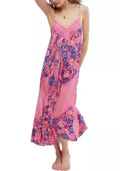 First Date Printed Maxi Slip Dress | Belk