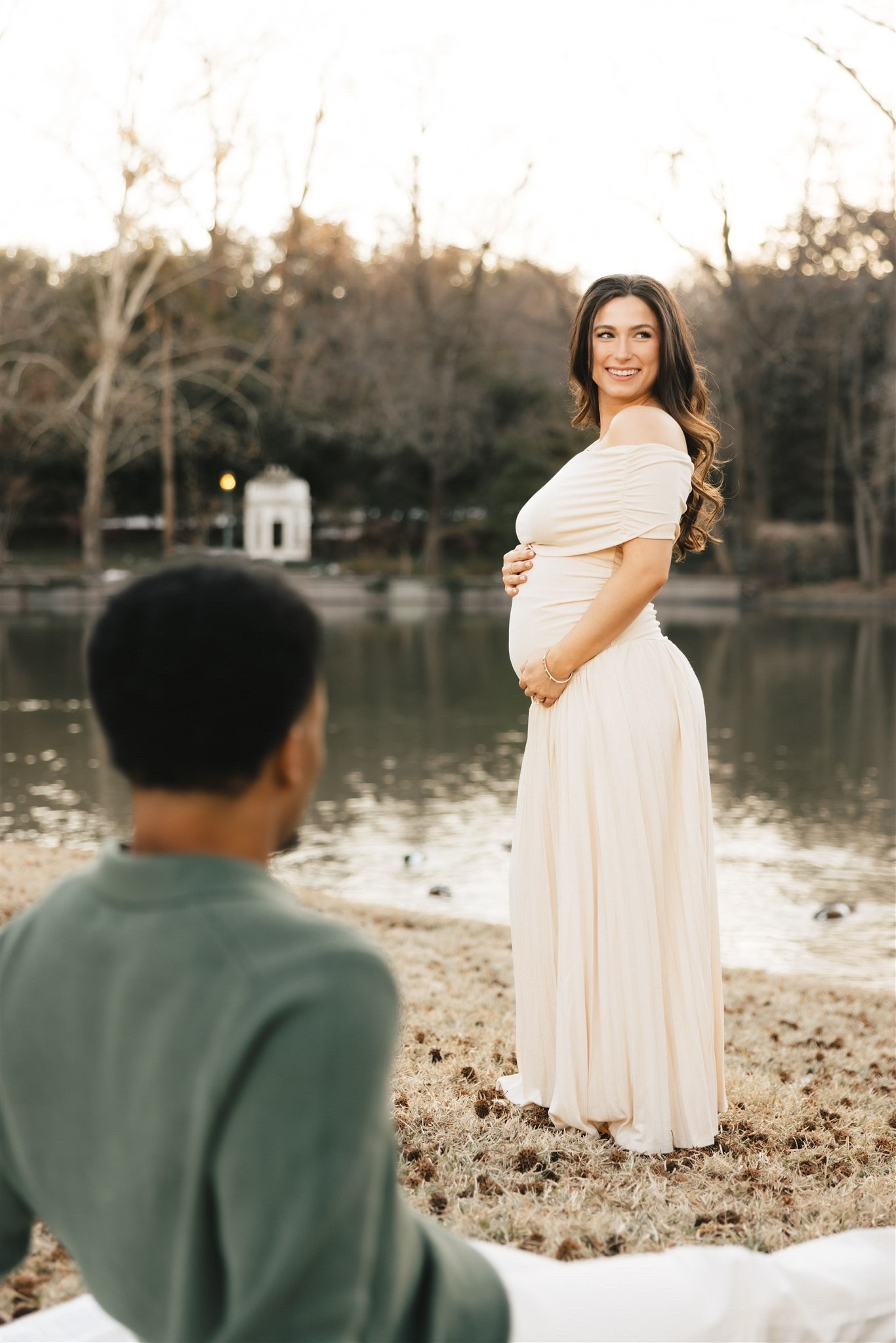 The best dress for our pregnancy announcement photos! 

#LTKBump #LTKMidsize #LTKWedding