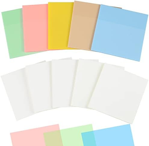 Transparent Sticky Notes, 3x3 inch Clear Sticky Notes Pads Waterproof Translucent Sticky Notes Se... | Amazon (US)