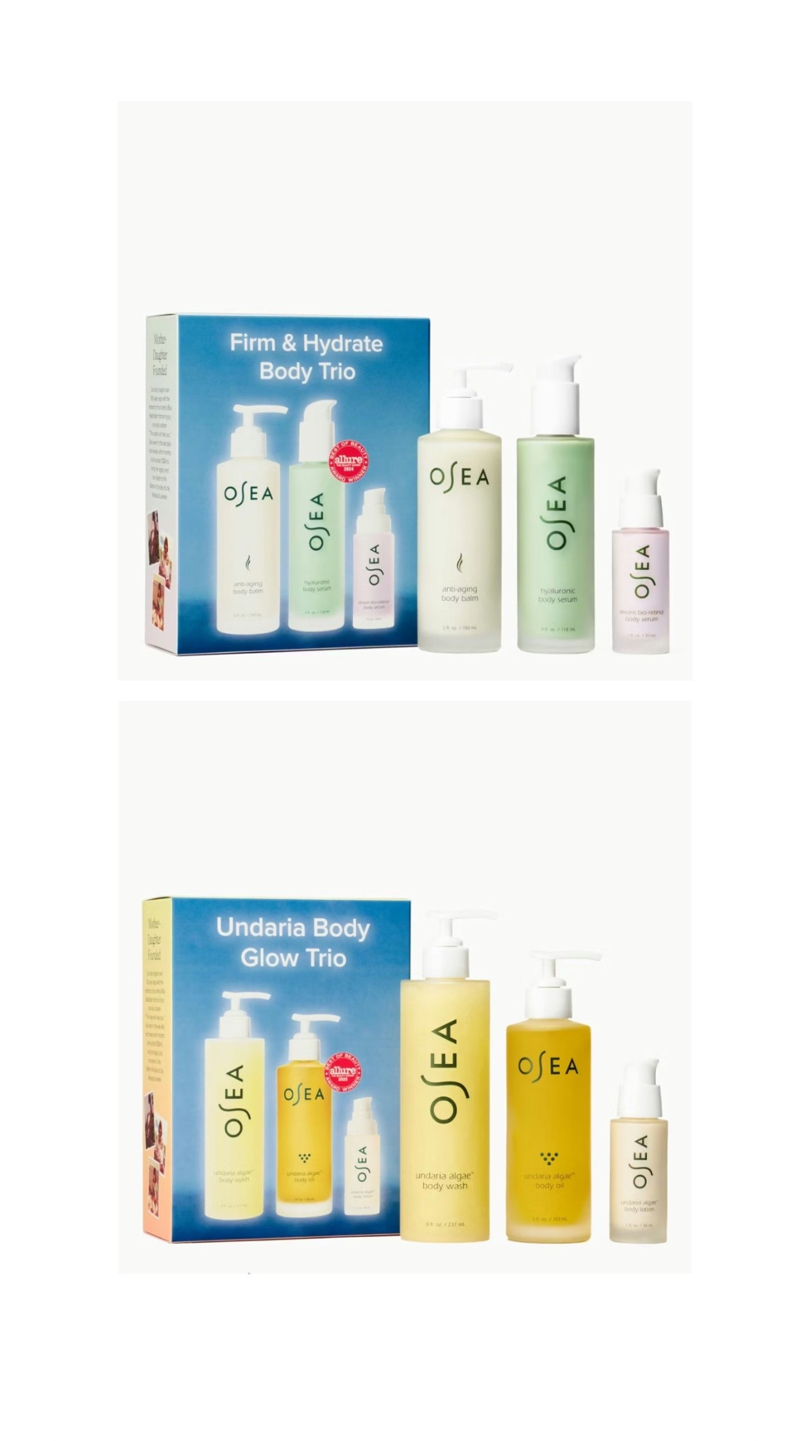SALE!!! Mother’s Day gift!! What mom wouldn’t like?! 

Undaria is $68 now
Firm & hydrate is $84 now

#LTKselfcare #LTKMothersDay #LTKSeasonal