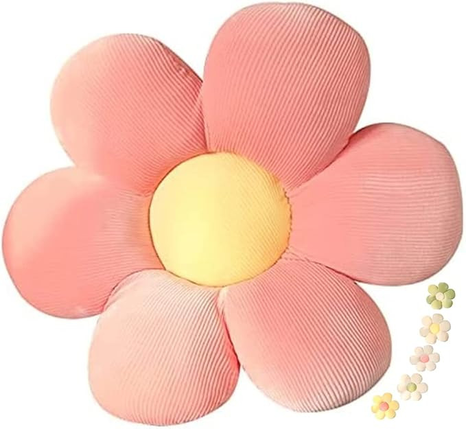LEHU Flower Floor Pillow Seating Cushion - Cute Room Decor for Girls Teens Tweens - Flower Pillow... | Amazon (US)