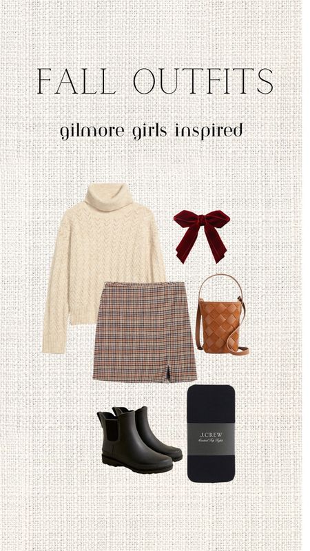 Fall outfits inspired by Gilmore girls. Soft casual girl style. Fall, cozy sweaters and knits. Denim for fall. Fall accessories. J crew sale womens SHOPNOW sale code for fall fashion 

#LTKSeasonal #LTKworkwear #LTKBacktoSchool