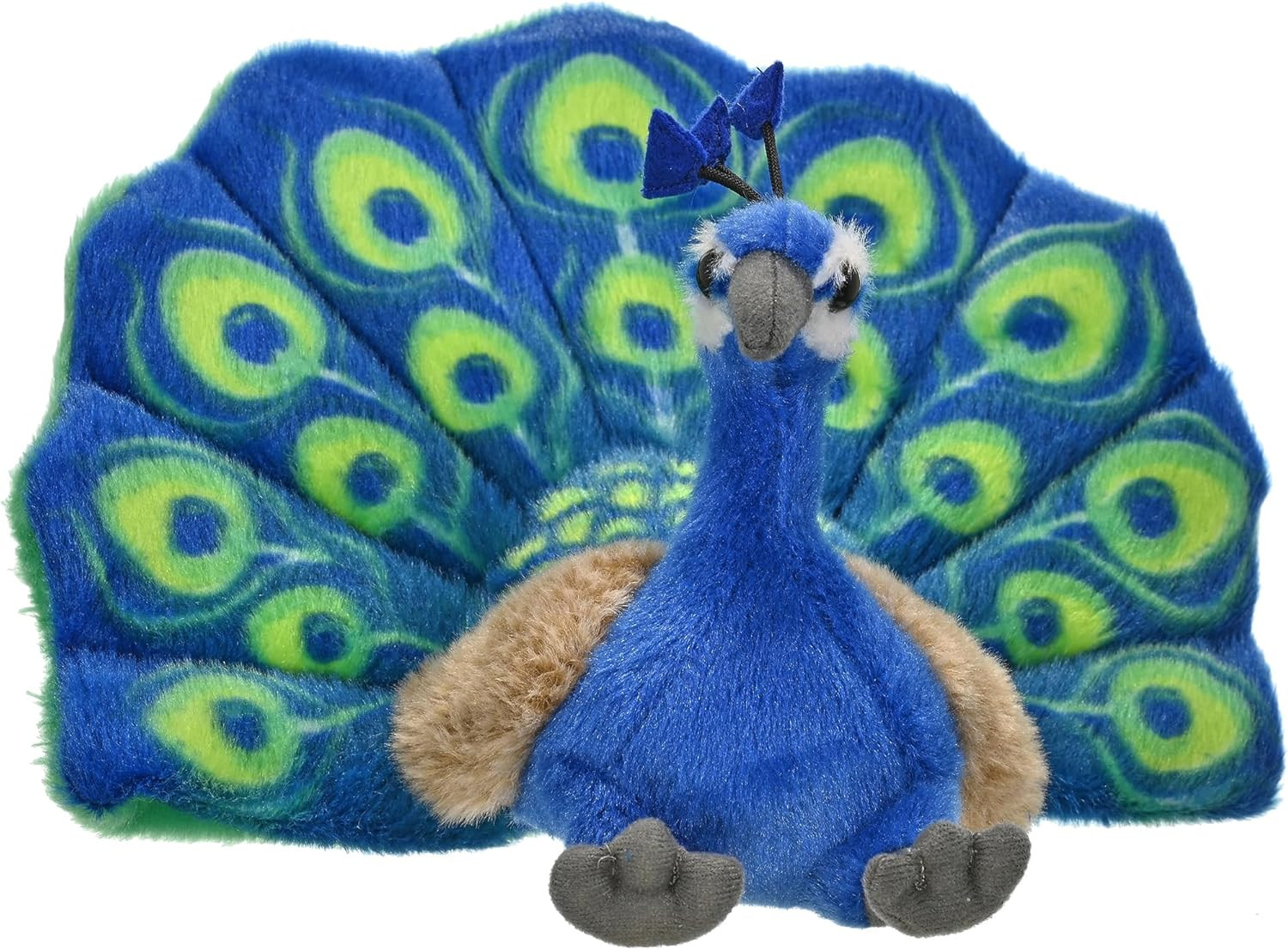 WILD REPUBLIC Peacock Plush, Stuffed Animal, Plush Toy, Kids Gifts, Cuddlekins, 8 Inches,Blue | Amazon (US)