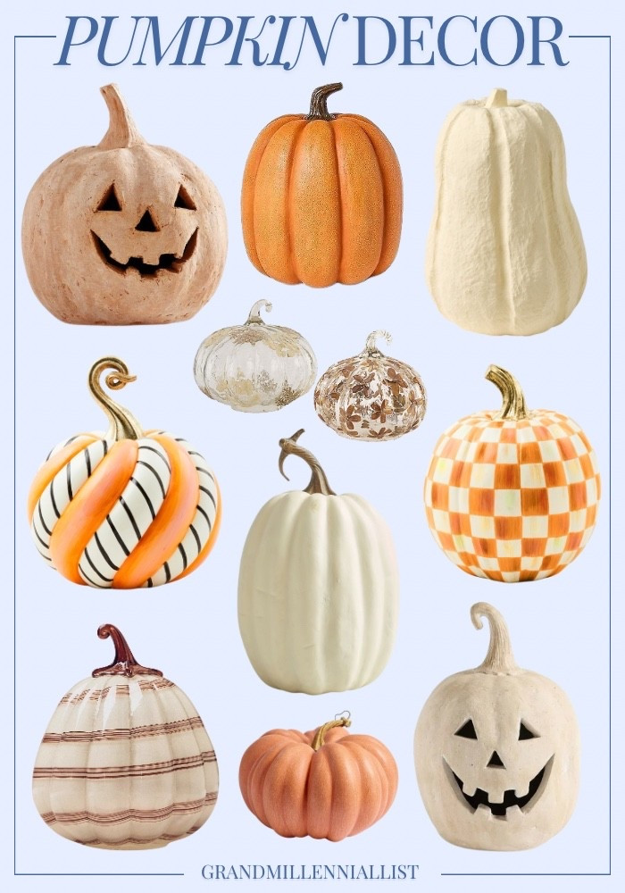 Fall pumpkin decor trending! 

#LTKStyleTip #LTKSeasonal #LTKHome