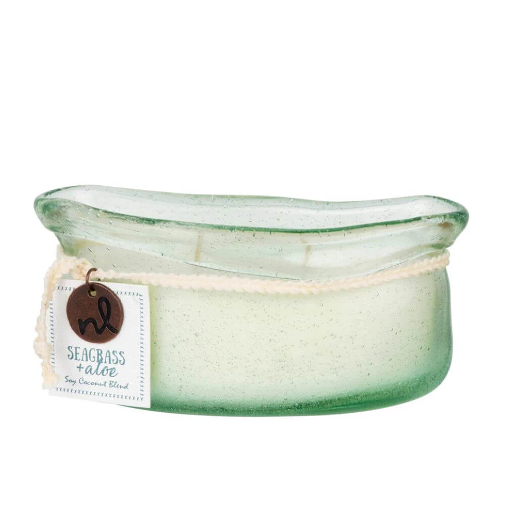 Windward Candle Seagrass & Aloe Scented Coastal Soy Candle | The New England Trading Company
