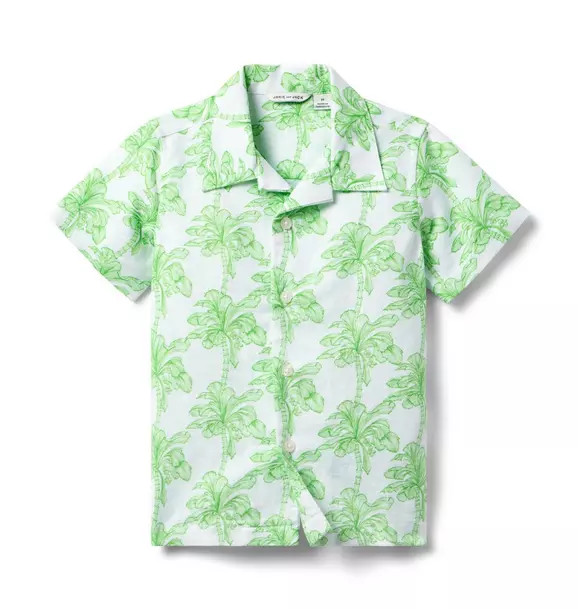 The Linen-Cotton Cabana Shirt | Janie and Jack