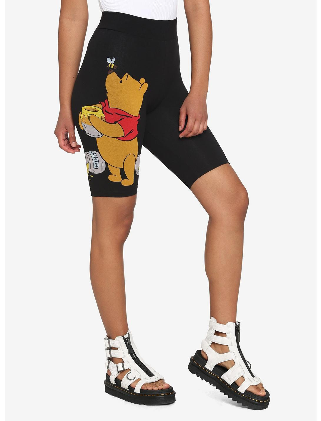 Disney Winnie The Pooh Hunny Bike Shorts | Hot Topic