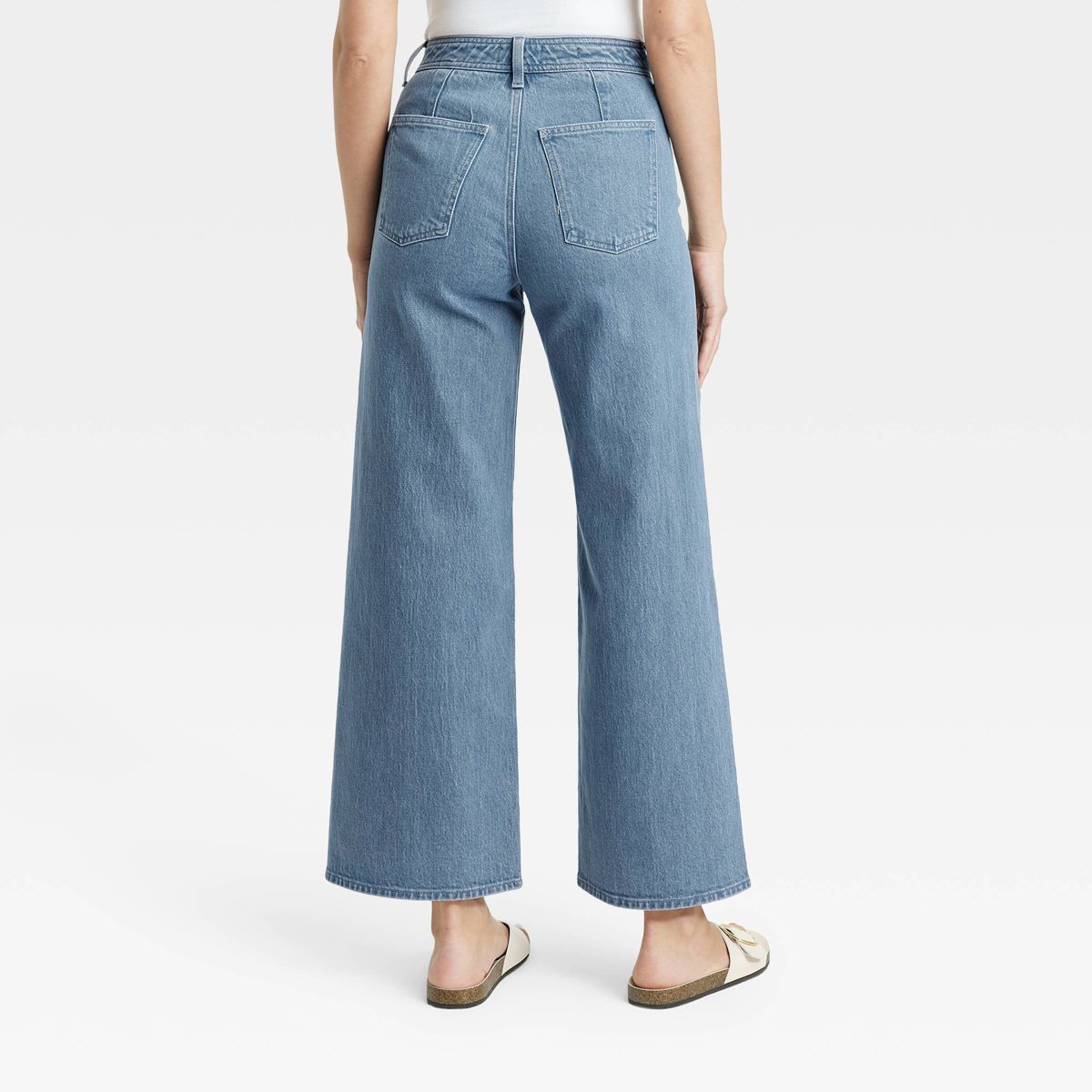Women's High-Rise Sailor Wide Leg Ankle Jeans - Universal Thread™ | Target