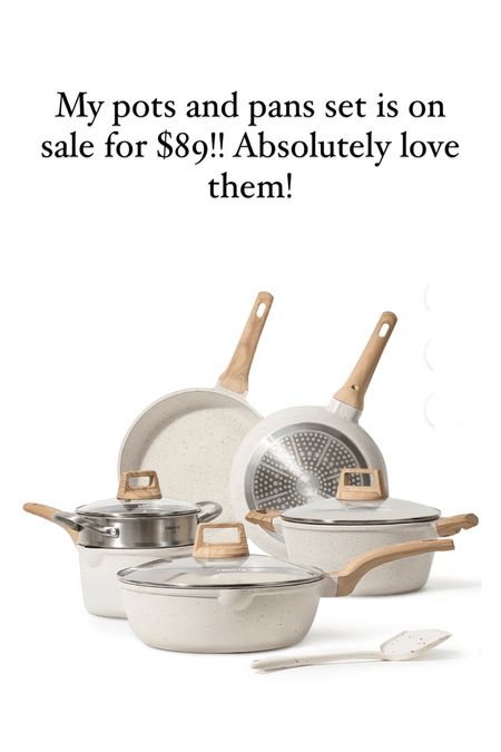 My pots and pans are on sale for $69!! Love them! 

#LTKfindsunder50 #LTKsalealert #LTKhome