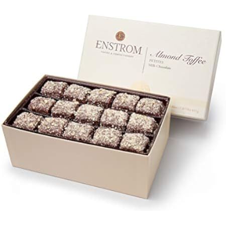 Enstrom Milk Chocolate Almond Toffee 1lb box | Handcrafted | Gluten Free | Kosher Dairy | All Natura | Amazon (US)